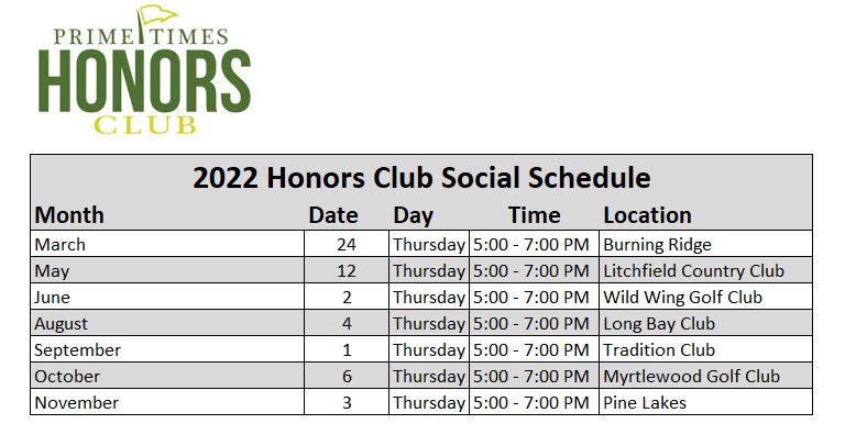 Image: 2022 Honors Club Socials