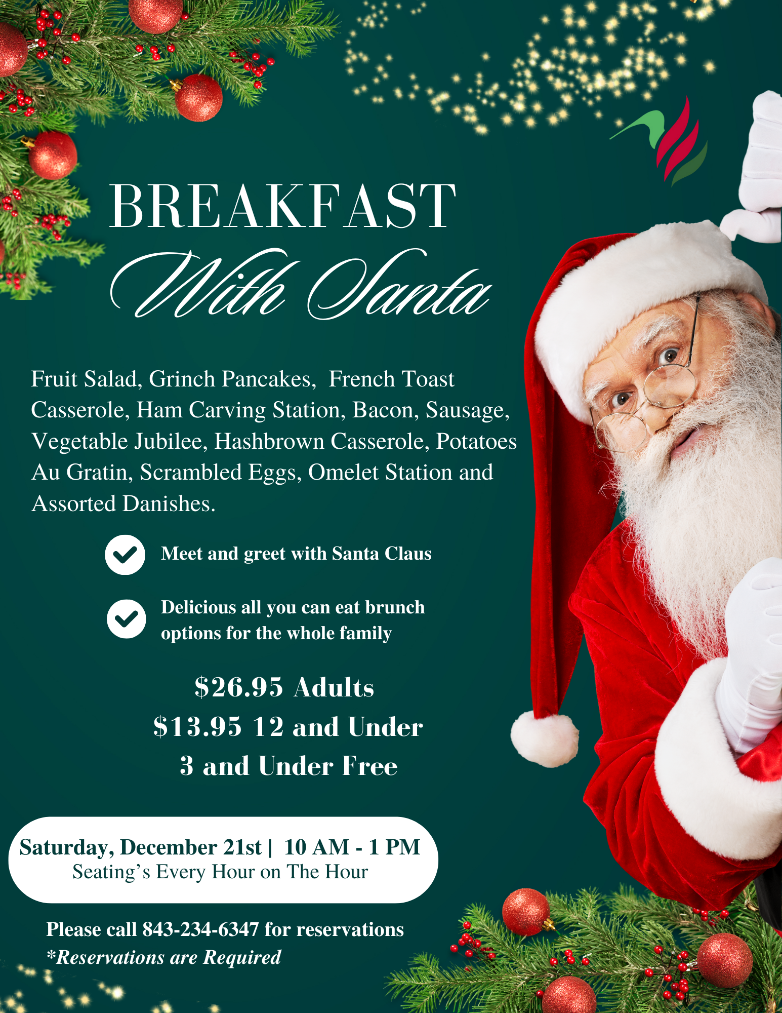 Image: Wild Wing Breakfast with Santa